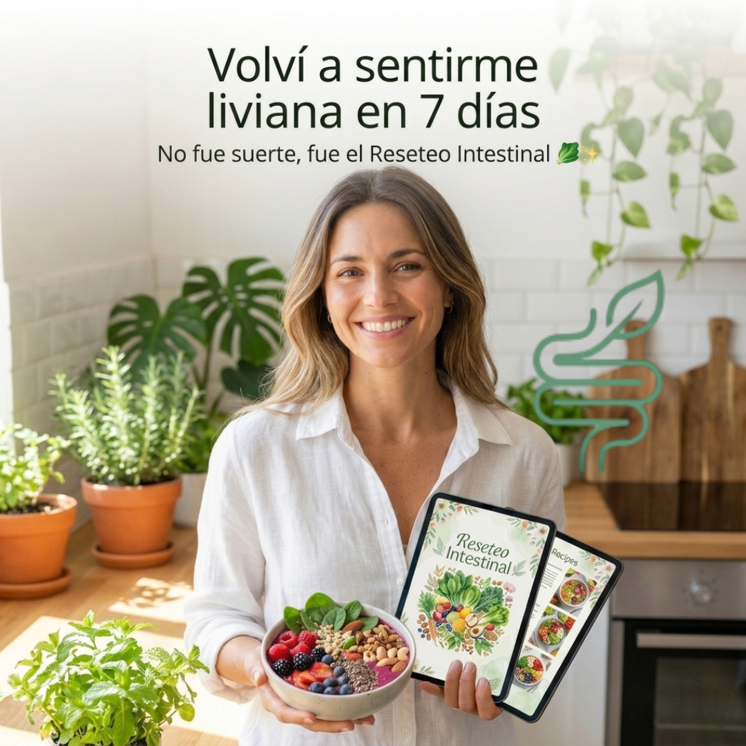 Manual de Reseteo intestinal + bonus de desayunos de regalo